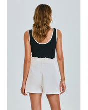 luvamia Denim Skorts Skirts for Women High Waisted Jean Shorts with Pockets Casual Cute Summer Belt Paperbag Waist Skort