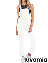 luvamia FleXclusive Women's Casual Adjustable Strap fit Jumpsuit with Pocket Jeans Trouse