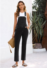 luvamia FleXclusive Women's Casual Adjustable Strap fit Jumpsuit with Pocket Jeans Trouse