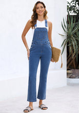 luvamia FleXclusive Women's Casual Adjustable Strap fit Jumpsuit with Pocket Jeans Trouse