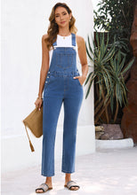 luvamia FleXclusive Women's Casual Adjustable Strap fit Jumpsuit with Pocket Jeans Trouse