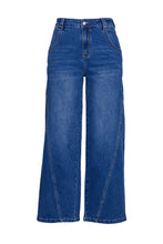 luvamia FleXclusive Wide Leg Jeans for Women High Waisted Stretch Denim Pants Side Seam Trendy, Stretchy, Baggy Straight Leg Jeans, 29.5 Inch Inseam, Angled Seam Detail, Country Concert, Western Outfits for Women