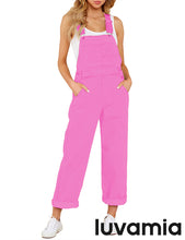 luvamia Women's Casual Vintage Overalls Loose Denim Bib Overall Jean Jumpsuits