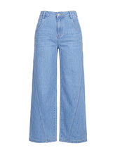 luvamia FleXclusive Wide Leg Jeans for Women High Waisted Stretch Denim Pants Side Seam Trendy, Stretchy, Baggy Straight Leg Jeans, 29.5 Inch Inseam, Angled Seam Detail, Country Concert, Western Outfits for Women
