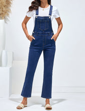 luvamia FleXclusive Women's Casual Adjustable Strap fit Jumpsuit with Pocket Jeans Trouse