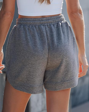luvamia Sweat Shorts for Women High Waisted Pull On Elastic Waist Loose Fit Comfy Lounge Casual Summer Athleisure Shorts