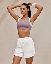 luvamia Sweat Shorts for Women High Waisted Pull On Elastic Waist Loose Fit Comfy Lounge Casual Summer Athleisure Shorts
