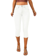 luvamia Womens Capri Jeans for Women High Waisted Skinny Ripped Jean Denim Pants