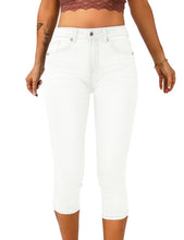 luvamia Womens Capri Jeans for Women High Waisted Skinny Ripped Jean Denim Pants