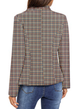luvamia Women's Open Front Long Sleeves Work Blazer Casual Buttons Jacket Suit