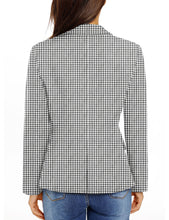 luvamia Women's Long Sleeve Formal Notch Lapel Button Down Blazer Pockets Jacket