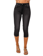 luvamia Womens Capri Jeans for Women High Waisted Skinny Ripped Jean Denim Pants
