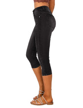 luvamia Womens Capri Jeans for Women High Waisted Skinny Ripped Jean Denim Pants