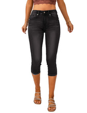 luvamia Womens Capri Jeans for Women High Waisted Skinny Ripped Jean Denim Pants