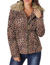 luvamia Women Casual Warm Winter Faux Fur Quilted Parka Lapel Zip Jacket Puffer Coat