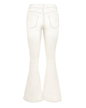 luvamia Women's Ripped Flare Bell Bottom Jeans Pants Retro Wide Leg Denim Pants