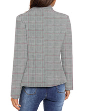 luvamia Women's Open Front Long Sleeves Work Blazer Casual Buttons Jacket Suit