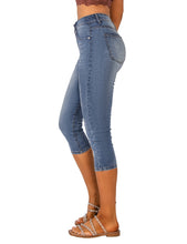 luvamia Womens Capri Jeans for Women High Waisted Skinny Ripped Jean Denim Pants