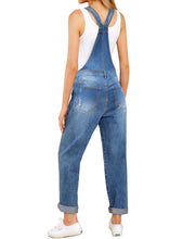 luvamia Women's Casual Stretch Adjustable Denim Bib Overalls Jeans Pants Jumpsuits