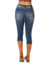 luvamia Womens Capri Jeans for Women High Waisted Skinny Ripped Jean Denim Pants