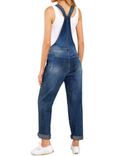 luvamia Women's Casual Stretch Adjustable Denim Bib Overalls Jeans Pants Jumpsuits