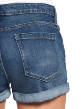 luvamia Women's Ripped Denim Jean Shorts High Waisted Stretchy Folded Hem Short Jeans