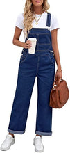 luvamia Women's Casual Vintage Overalls Loose Denim Bib Overall Jean Jumpsuits