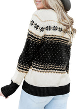 luvamia Women's Crewneck Ugly Christmas Sweater Casual Knit Pullover Sweater Top