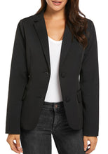 luvamia Women's Long Sleeve Formal Notch Lapel Button Down Blazer Pockets Jacket